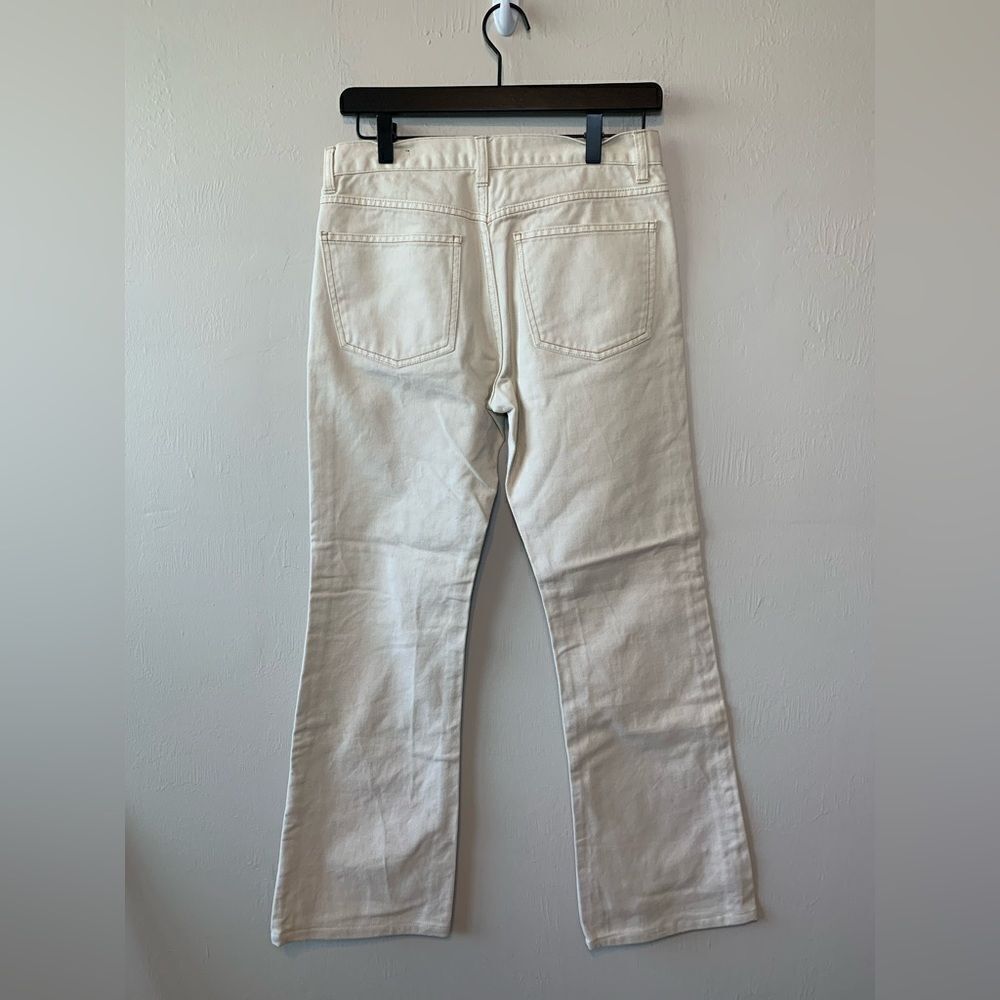 Miu Miu winter white boot cut jeans size 30 - Picture 2 of 9